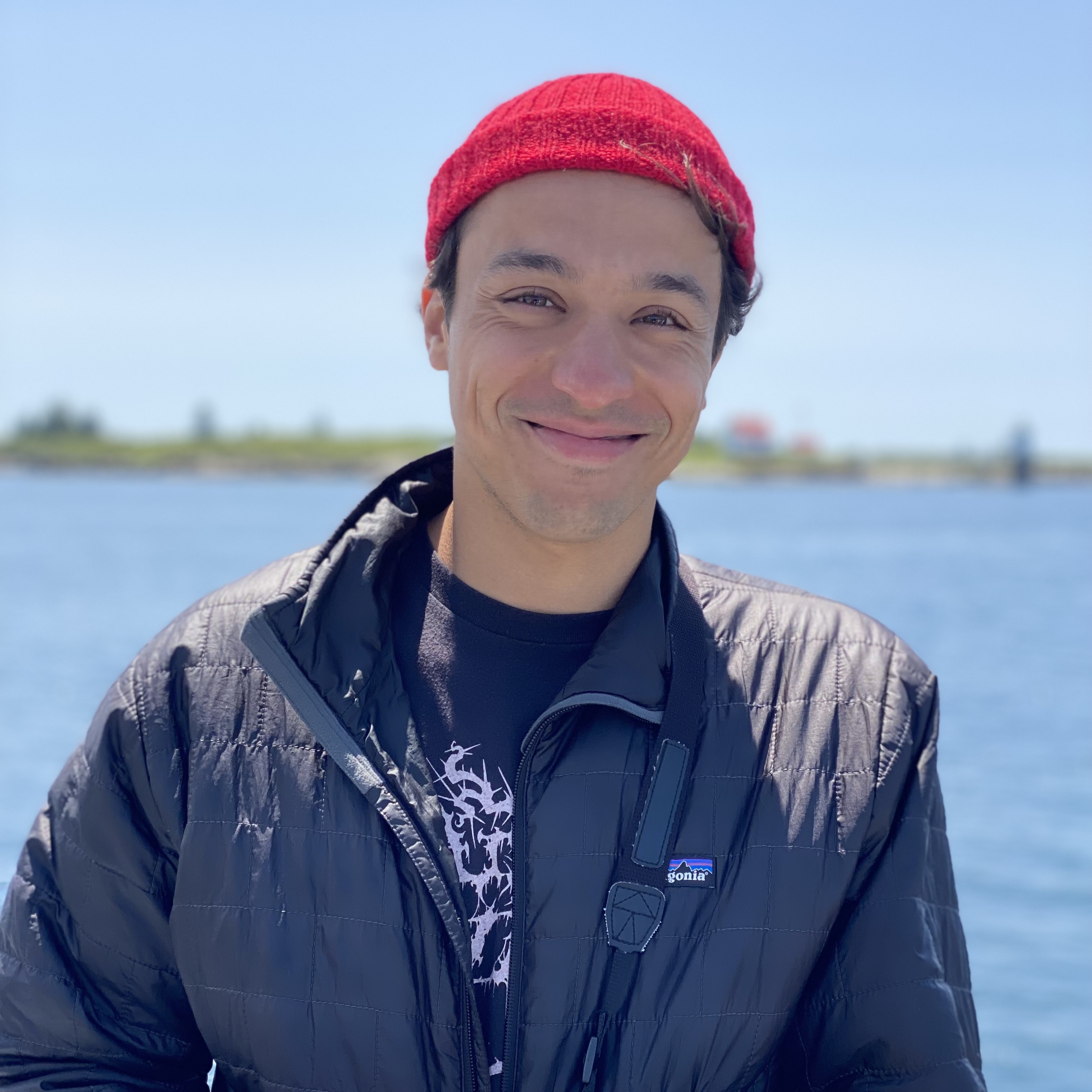 Photograph of Jacob Hakim in the Gulf of Maine